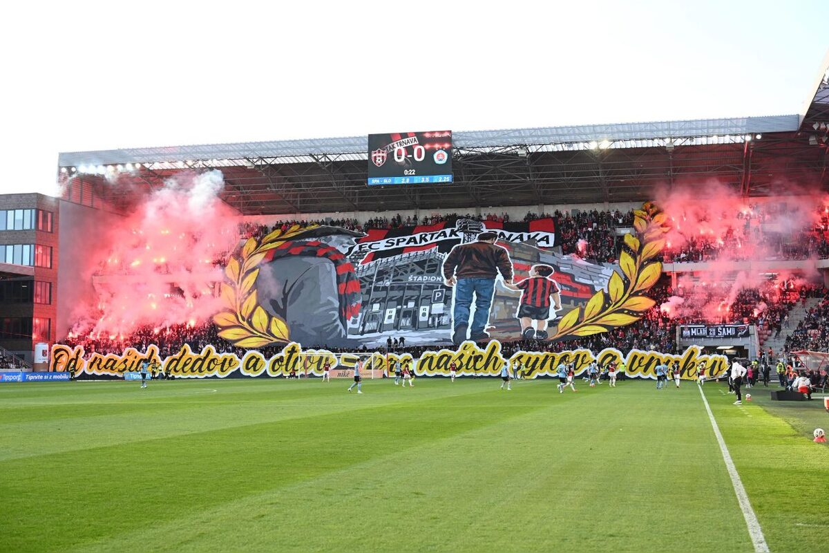 FOTO: Nové choreo FC Spartak Trnava, foto 1