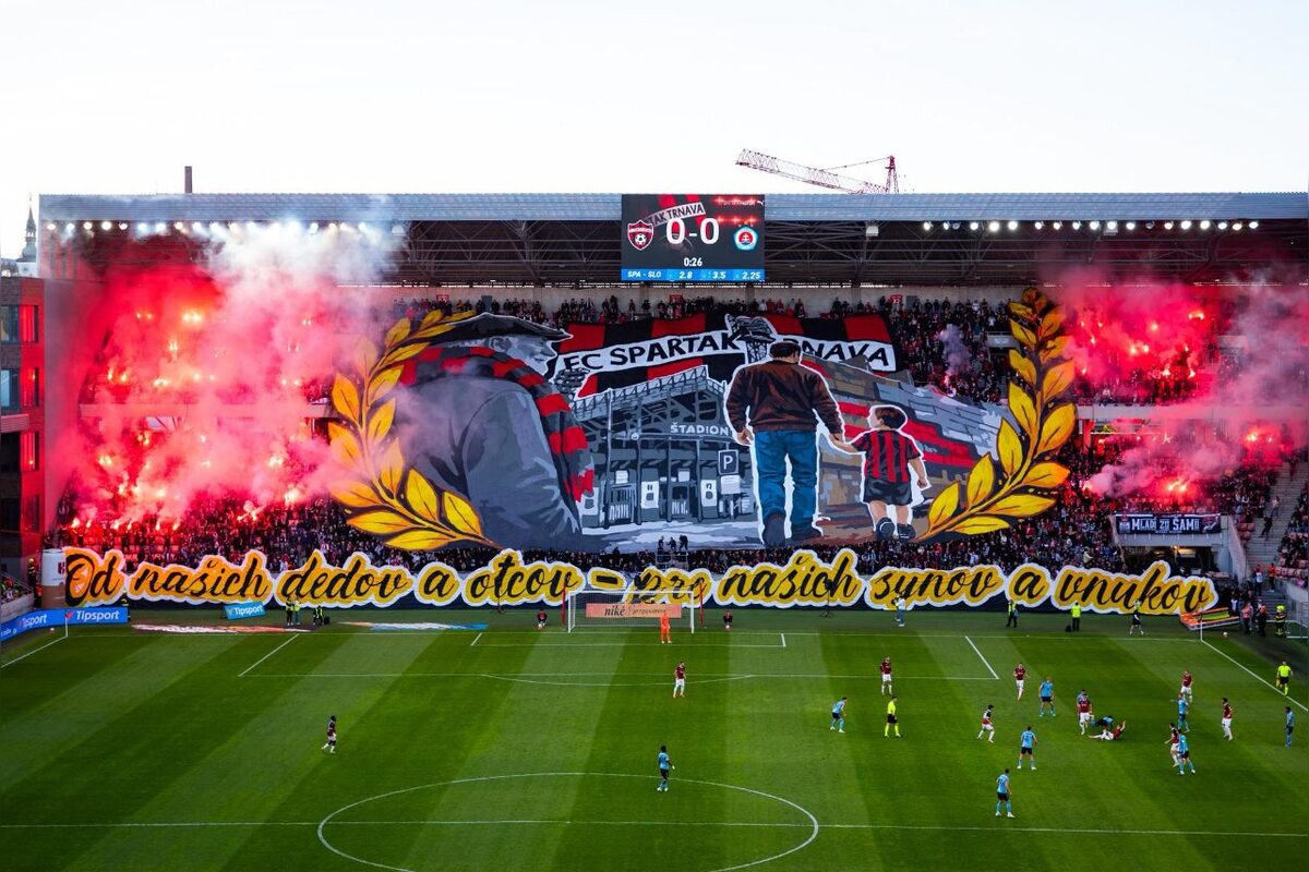FOTO: Nové choreo FC Spartak Trnava, foto 2