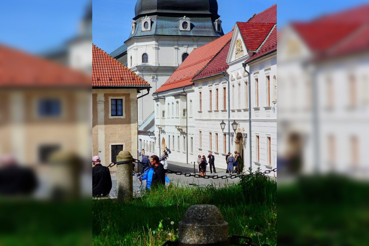 FOTO: Natáčanie seriálu Dunaj, k vašim službám v Trnave, foto 1