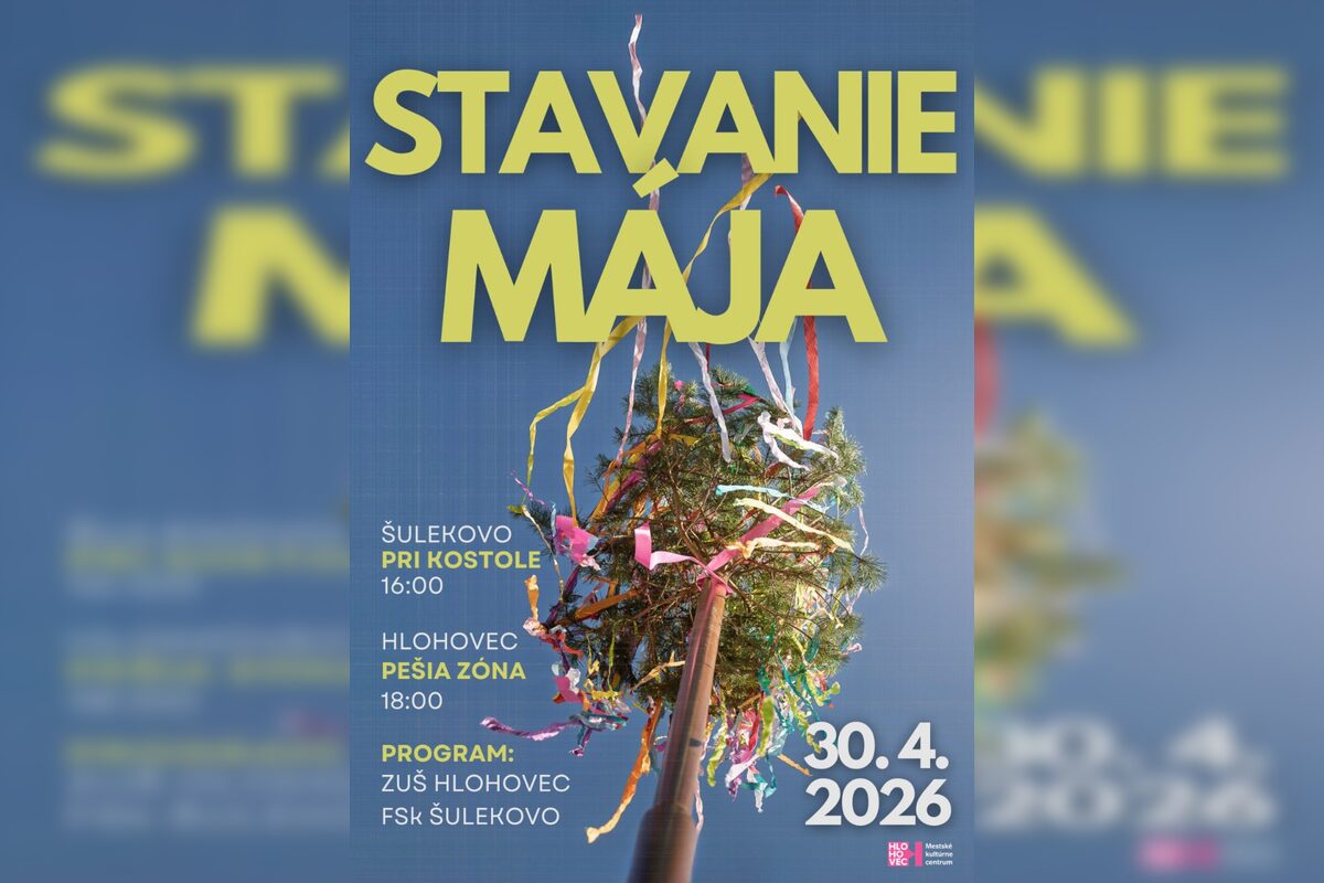 FOTO: Stavanie mája v Trnavskom kraji, foto 1