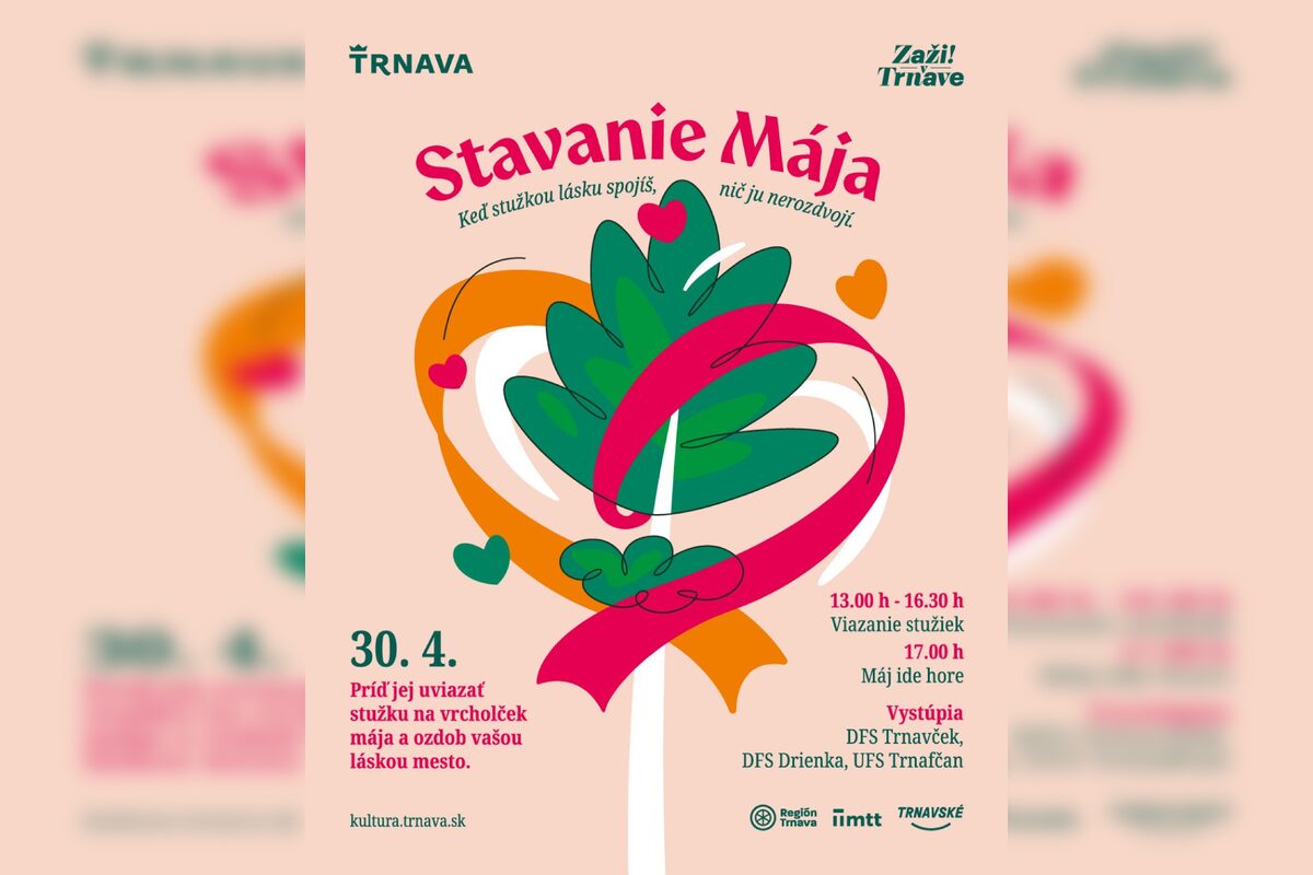 FOTO: Stavanie mája v Trnavskom kraji, foto 2