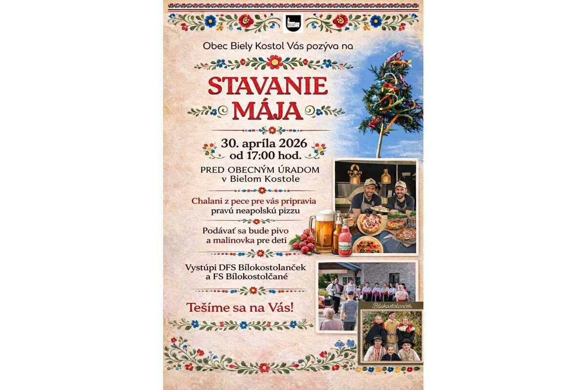 FOTO: Stavanie mája v Trnavskom kraji, foto 3