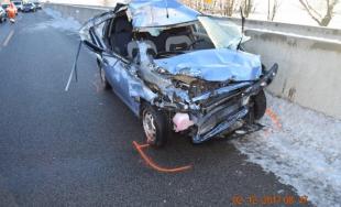 Dve dopravné nehody počas prvej decembrovej soboty riešila polícia na diaľnici D1