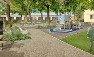 Architekta pripravila projekt revitalizácie dvorov na Hospodárskej ulici, ostanú ihriská i zeleň