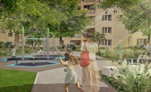 Architekta pripravila projekt revitalizácie dvorov na Hospodárskej ulici, ostanú ihriská i zeleň