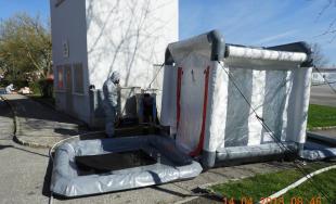 Hasiči z Trnavy a Kútov boli na medzinárodnom cvičení zásahov pri škodlivých látkach v Rakúsku