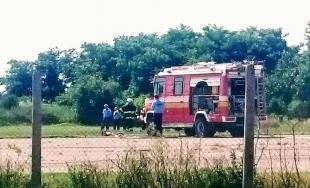 Na letisku v obci Boleráz sa konalo cvičenie hasičov, ktorí trénovali zásah pri páde lietadla