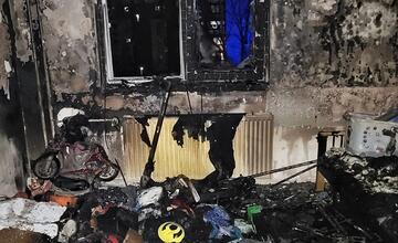 FOTO: Mladý muž mal podpáliť byt v Hlohovci