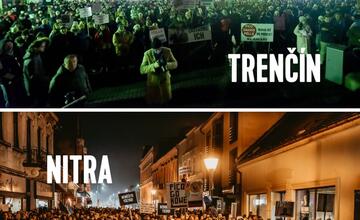 FOTO: Protesty proti novele Trestného zákona naprieč celým Slovenskom