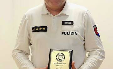 FOTO: V Senici slúži najstarší policajt Trnavského kraja. Jozef je v službe už 40 rokov