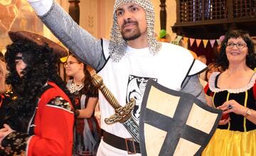 FOTO: V Skalici sa konal karneval. Prišiel rytier aj Snehulienka