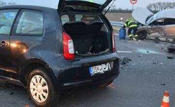 FOTO: Zrážka áut v Dunajskej Strede