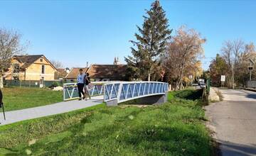 FOTO: Nová lávka nad Trnávkou