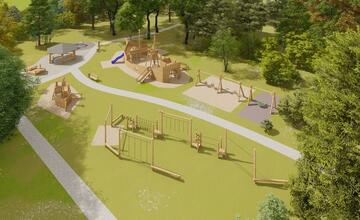 FOTO: Nové inkluzívne detské ihrisko v Šamoríne