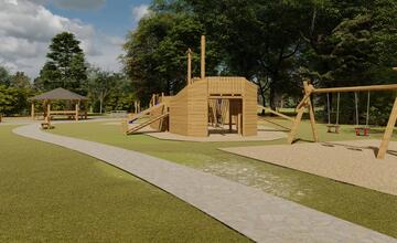 FOTO: Nové inkluzívne detské ihrisko v Šamoríne