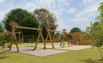 FOTO: Nové inkluzívne detské ihrisko v Šamoríne