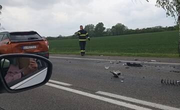 FOTO: Nehoda medzi Skalicou a Holíčom 19. apríla 2024