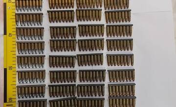 FOTO: Pri domovej prehliadke našli u 27-ročného muža zbrane, náboje a pervitín