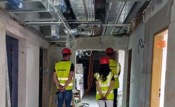 FOTO: Pozrite si výstavbu nových priestorov gastroenterológie v Trnave