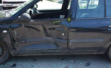 FOTO:  Na frekventovanej ceste v Trnave sa stala dopravná nehoda