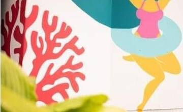 FOTO: Nové maľby na kúpalisko Castiglione