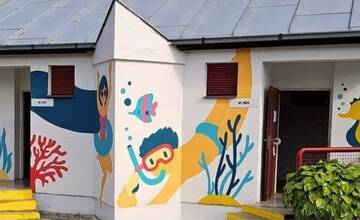 FOTO: Nové maľby na kúpalisko Castiglione