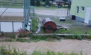 FOTO: Záplavy v obci Buková