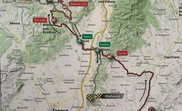 FOTO: Mapa cyklistických pretekov a dopravných obmedzení