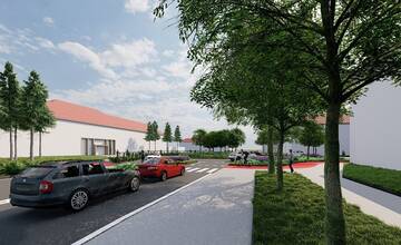FOTO: Trnava investuje do bezpečnosti: Výstavba okružnej križovatky a novej cyklotrasy pri ZŠ