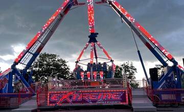 FOTO: Kolotoče v Trnave na Veternej ulici pri Tescu