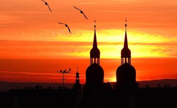 FOTO: Západ slnka v Trnave