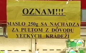 FOTO: Satirické stránky si robia žarty z kradnutia masla