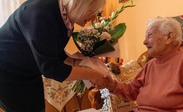 FOTO: Anna zo Skalice sa dožila významného životného jubilea 100 rokov