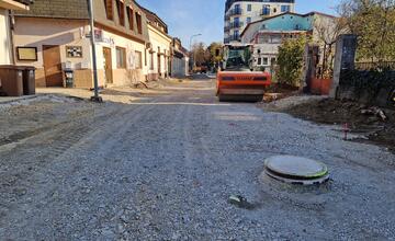 FOTO: Pozrite si, ako pokročili práce na Štúrovej ulici v Piešťanoch