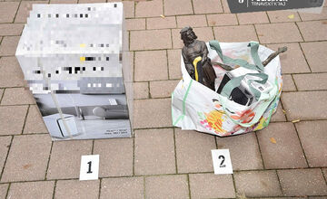 FOTO: Policajtom z Dunajskej Stredy sa podarilo chytiť zlodeja priamo pri čine