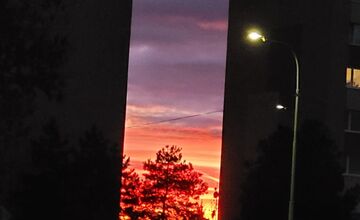 FOTO: Západ slnka nad Trnavou očami miestnych