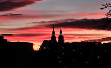 FOTO: Západ slnka nad Trnavou očami miestnych
