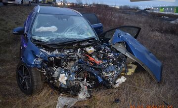 FOTO: Vodička ako zázrakom prežila vážnu dopravnú nehodu