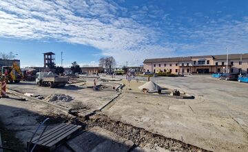 FOTO: Revitalizácia predstaničného priestoru v Piešťanoch