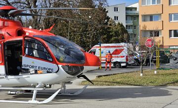 FOTO: Záchranári pomáhali mužovi, ktorý spadol zo stromu