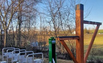 FOTO: Výstavba cyklotrasy Zelená cesta