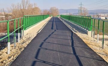 FOTO: Výstavba cyklotrasy Zelená cesta
