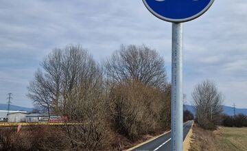 FOTO: Výstavba cyklotrasy Zelená cesta