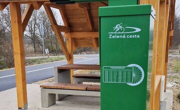 FOTO: Výstavba cyklotrasy Zelená cesta