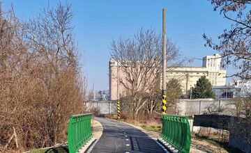 FOTO: Výstavba cyklotrasy Zelená cesta