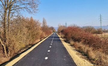 FOTO: Výstavba cyklotrasy Zelená cesta