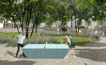 FOTO: Vnútrobloky na Tehelnej v Trnave začnú v lete revitalizovať