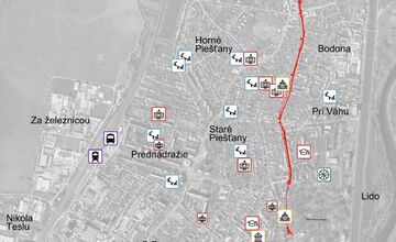 FOTO: Prepojenie starých Piešťan s centrom mesta