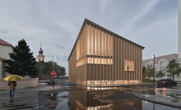 FOTO: Vizualizácia nového pastoračného centra v Seredi