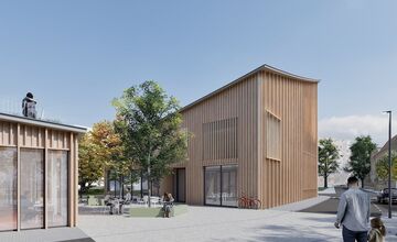 FOTO: Vizualizácia nového pastoračného centra v Seredi